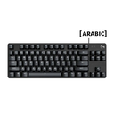 Logitech G413 TKL SE Wired Mechanical Gaming Keyboard (Arabic) With Tactile Mechanical Switches - Black