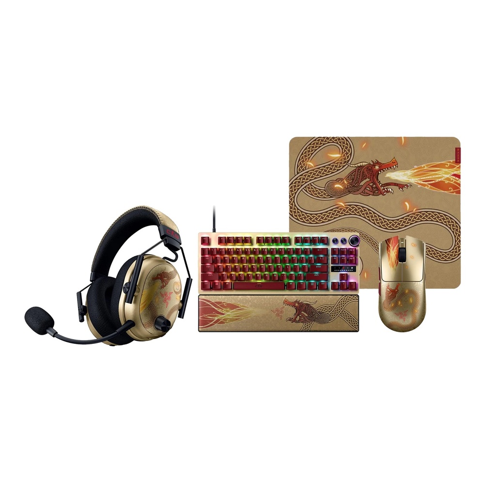 [NS031572] Razer Counter Strike 2 Edition bundle - Razer BlackShark V3 Pro Wireless Gaming Headset + Razer Huntsman V3 Pro TKL Gaming Keyboard + Razer Viper V3 Pro Wireless/Bluetooth Gaming Mouse + Razer Gigantus V2 Soft Gaming Mouse Pad