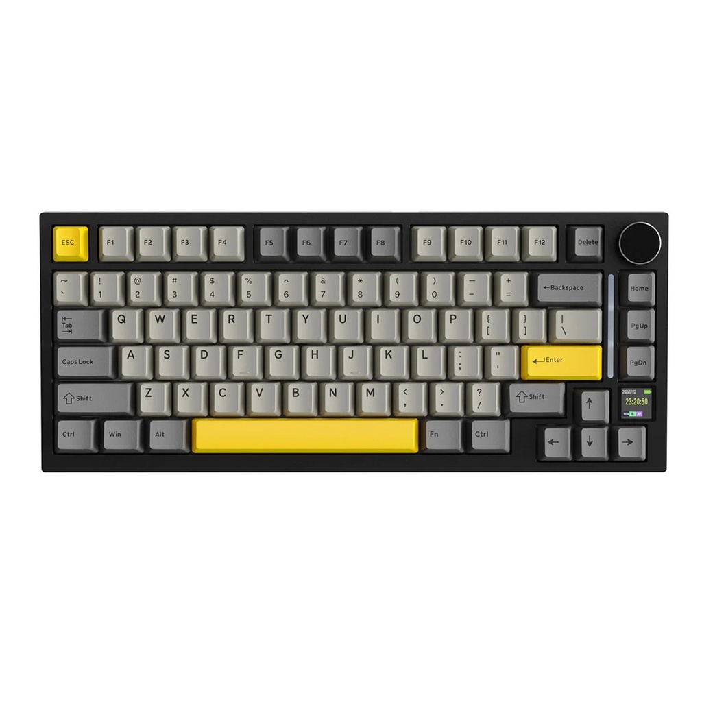 [NS031800] ATTACK SHARK X820 Ultra Wireless Tri-Mode (2.4G + Type-C + Bluetooth)Gasket Mechanical Keyboard - Star Black + Shark Switch