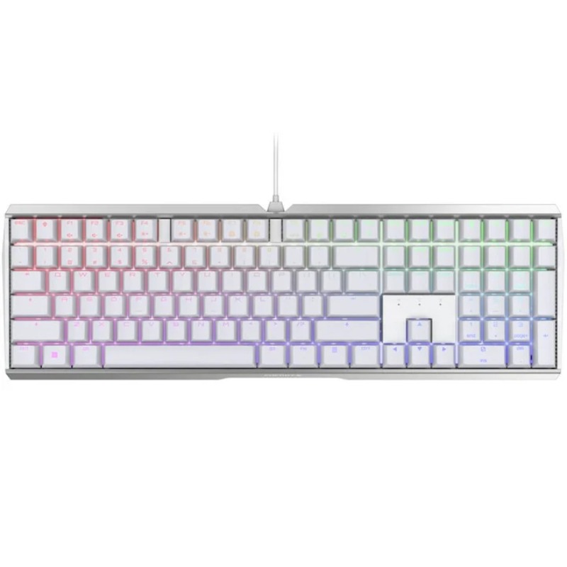 CHERRY MX 3.0S Red Switch RGB Mechanical Gaming Keyboard - White