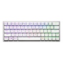 Cooler Master SK622 Wireless/Bluetooth 60% RGB Mechanical Keyboard With Low Profile Clicky Blue Switch - White