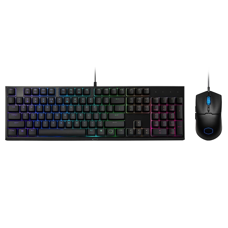 CoolerMaster MS110 Combo Bundle with Mem-Chanical Gaming KeyBoard (Arabic) & Gaming Mouse