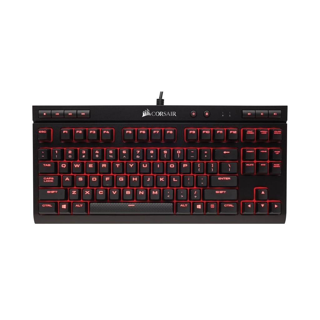 [NS003527] Corsair K63 TKL Compact Mechanical Gaming Keyboard Cherry MX Red Switch