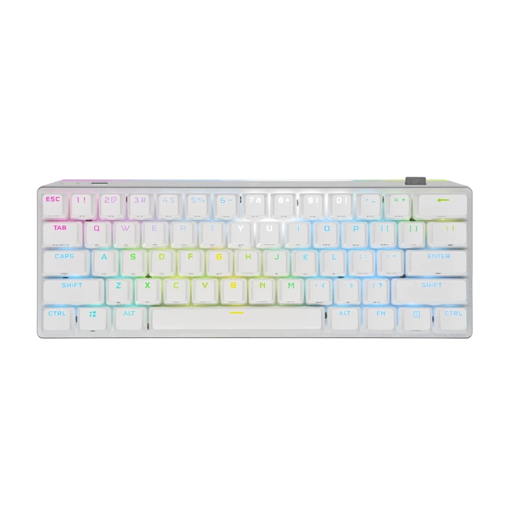 [NS006566] Corsair K70 Pro Mini Wireless/Wired 60% Mechanical Cherry MX Red Switch Keyboard with RGB Backlighting White
