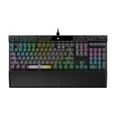 Corsair K70 Max RGB Magnetic-Mechanical Gaming Keyboard MGX Magnetic Switches Smooth & Adjustable - Black