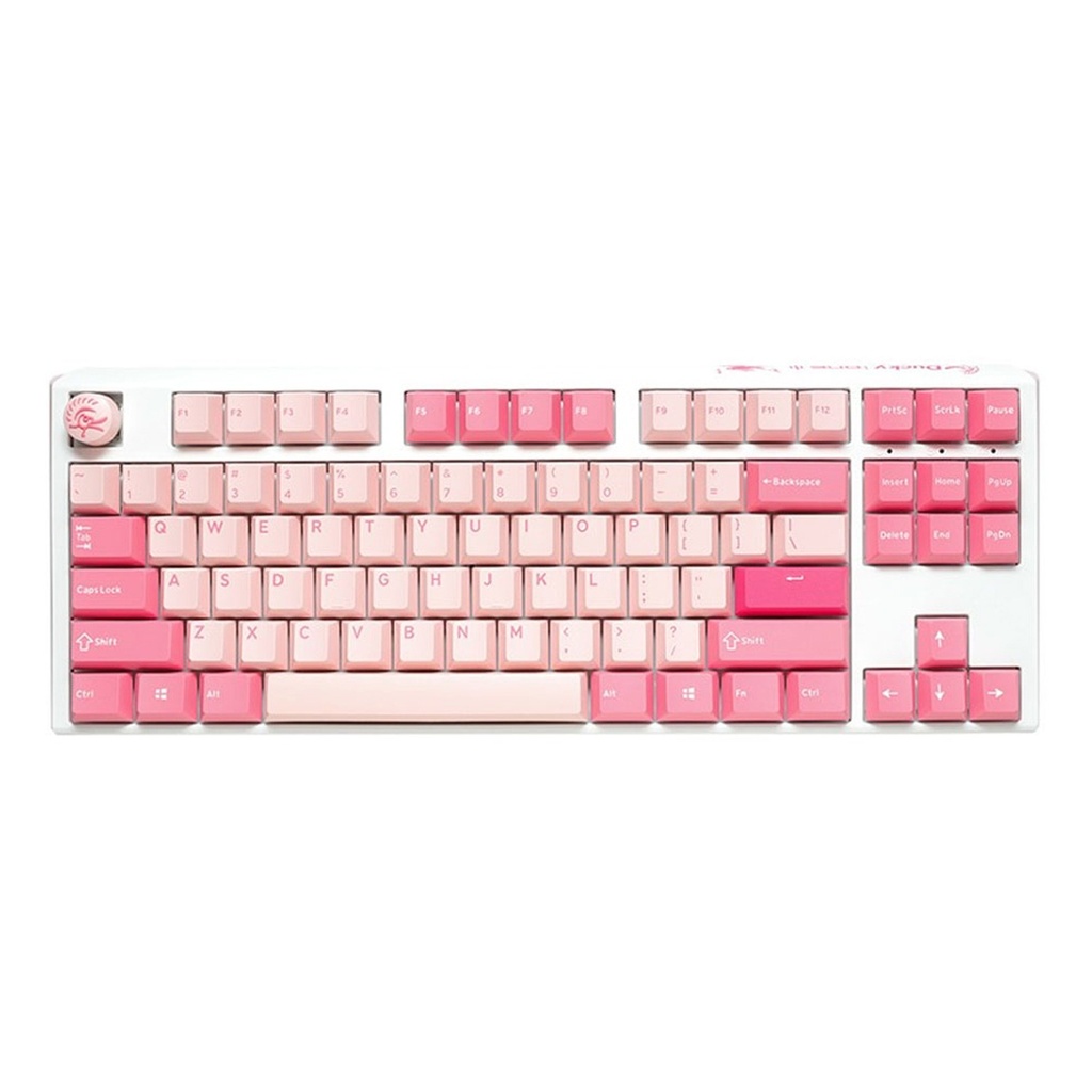 Ducky One 3 Gossamer TKL Hot-Swap Double Shot PBT Mechanical Keyboard MX Cherry Blue Switch