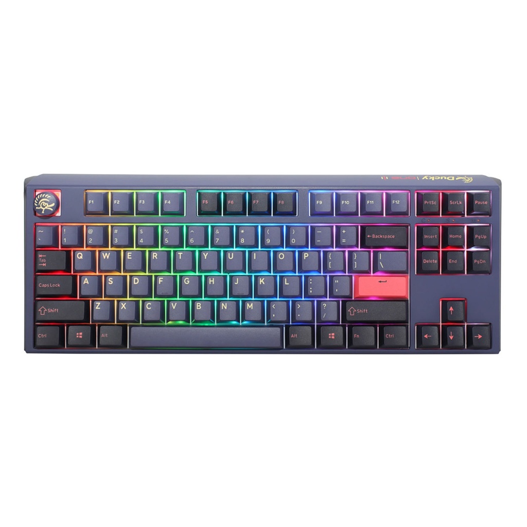 Ducky One 3 Mini Cosmic Hot-Swap RGB Double-Shot PBT Mechanical Keyboard MX Cherry Blue Switch - Cosmic Blue
