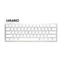 Ducky One 3 Mini Hot-Swap RGB Mechanical Gaming Keyboard Cherry MX Blue Switch, English & Arabic - Aura White