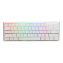 Ducky One 3 Mini Hot-Swap RGB Mechanical Gaming Keyboard MX Cherry Blue Switch - Aura White