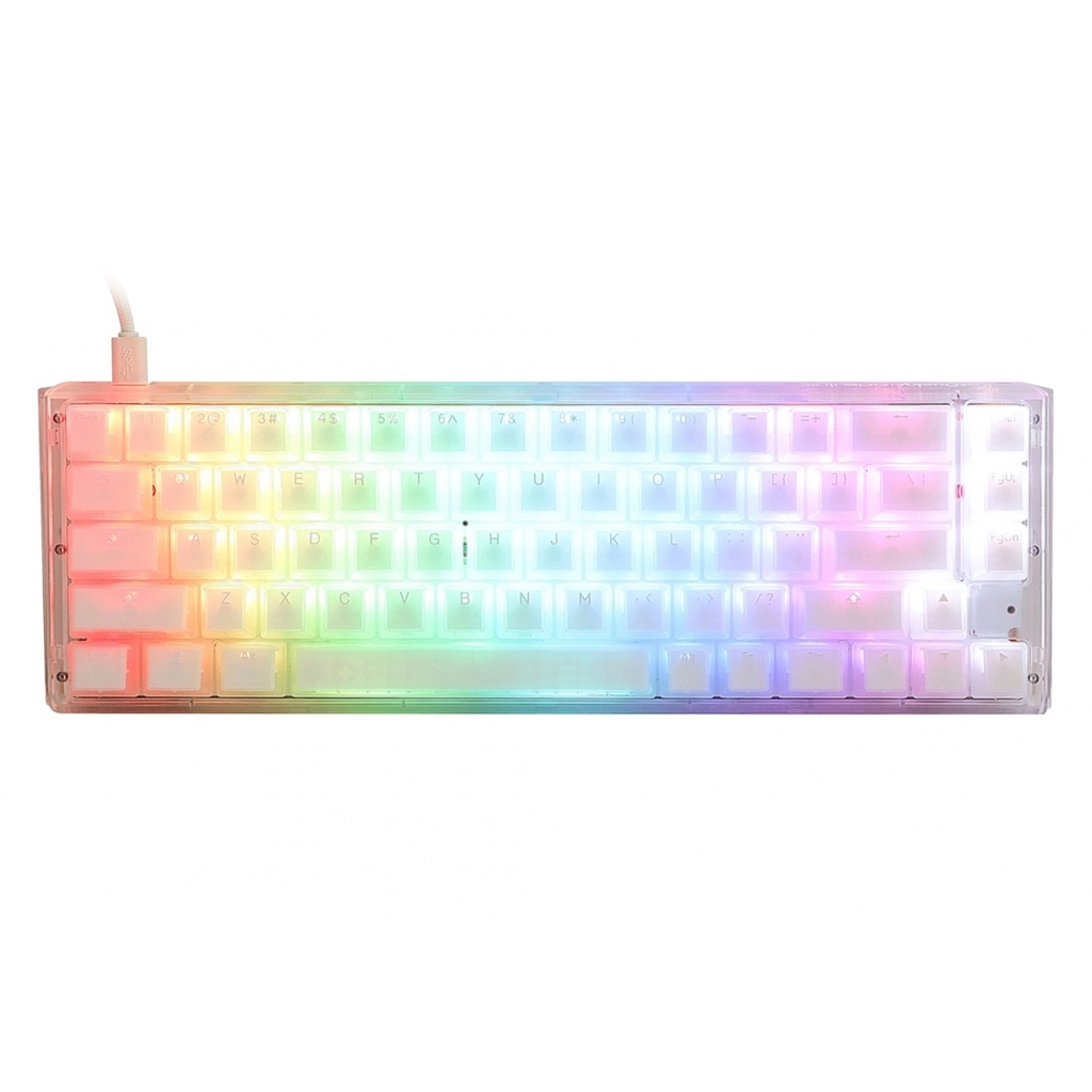 [NS015191] Ducky One 3 SF Hot-Swap RGB Mechanical Keyboard Cherry MX Blue Switch - Aura White
