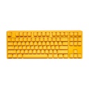 Ducky One 3 Yellow TKL Hot-Swap RGB Double Shot PBT Mechanical Gaming Keyboard MX Cherry Blue Switch