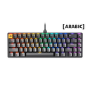 Glorious GMMK2 Compact 65% Modular Mechanical Gaming Keyboard (Arabic) Pre-Built Edition - Black