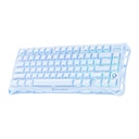 GravaStar Mercury K1 75% Wireless Mechannical Gaming Keyboard For Windows XP & Above/Mac - Ice Blue