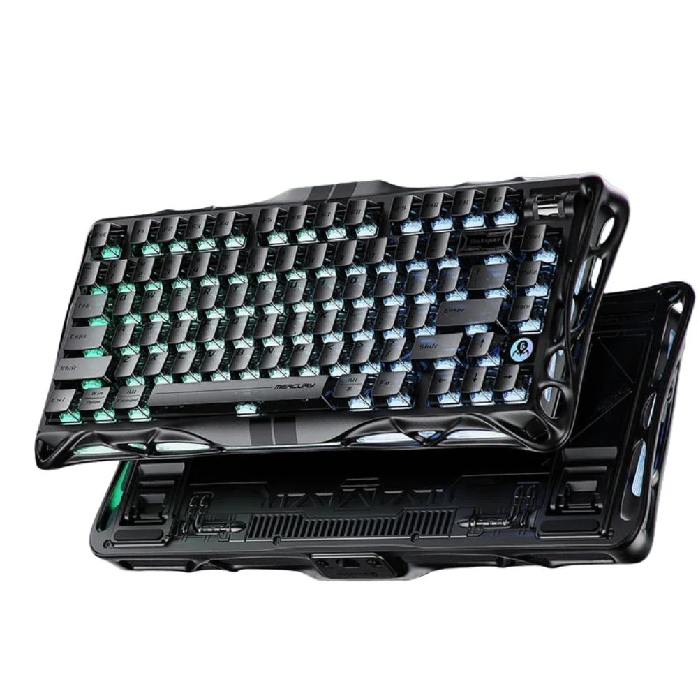 Gravastar Mercury V75 75% Hall Effect Magnetic Switch Gaming Keyboard For Windows XP & Above/Mac - Stealth Black