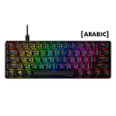 HyperX Alloy Origins 60, Red Switch Mechanical Gaming Keyboard (English/Arabic) - Black