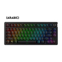 HyperX Alloy Rise 75% Wireless/Bluetooth Gaming Keyboard Red Linear Switch (English/Arabic) For PC,PS5,PS4,Xbox Series X|S & Xbox One