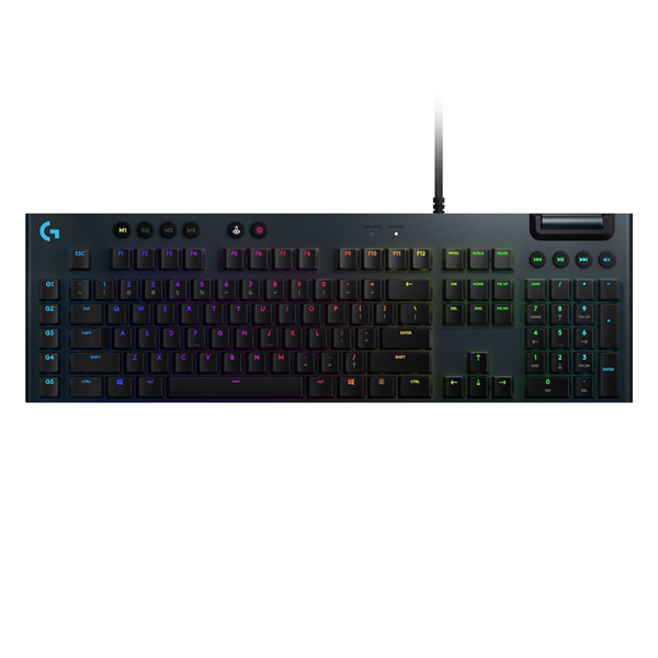 Logitech G815 Lightsync RGB Low-Profile GL Clicky Mechanical Gaming Keyboard