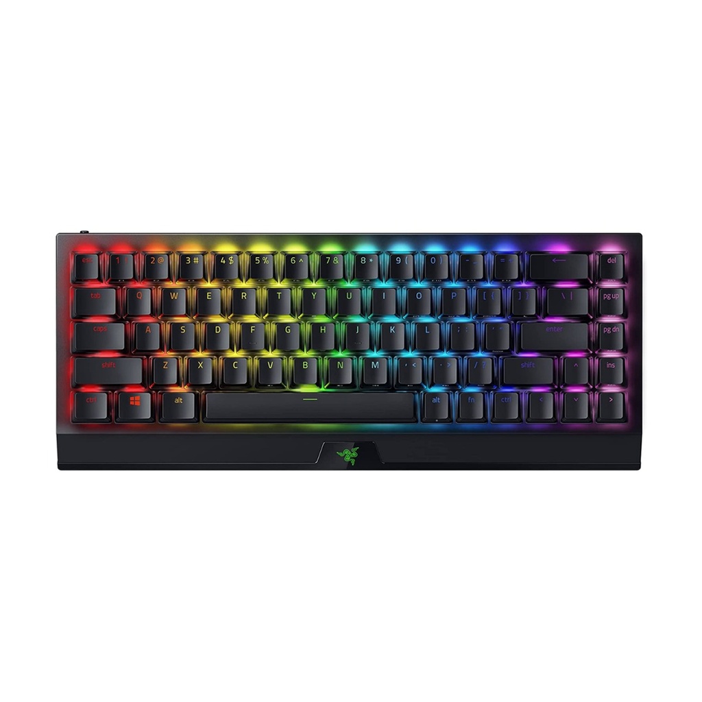 [NS005055] Razer BlackWidow V3 Mini HyperSpeed Wireless 65% RGB Mechanical Gaming Keyboard, Phantom Edition (Green Switch), US Layout - Black