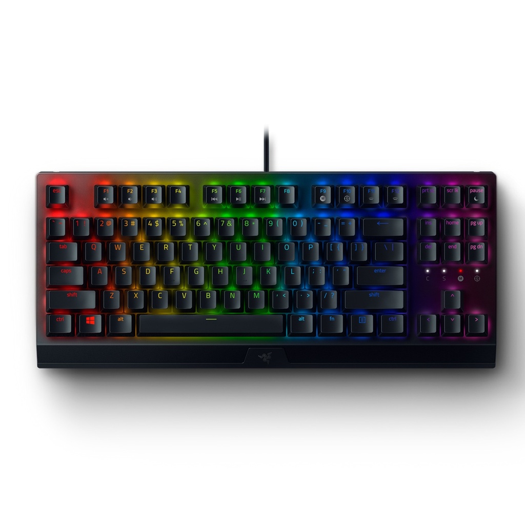 [NS001126] Razer Blackwidow V3 Tenkeyless Mechanical Gaming Keyboard Tactile and Clicky Green Switches