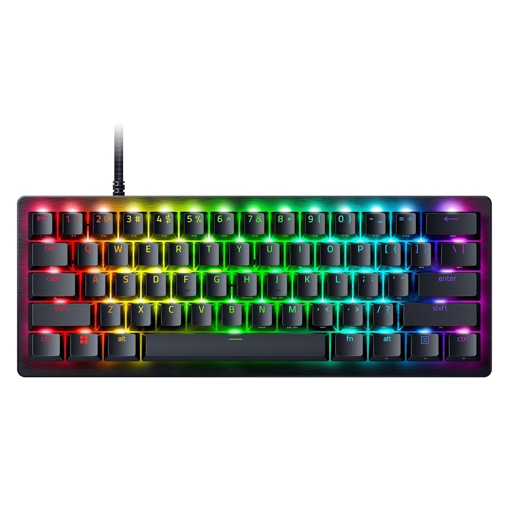 Razer Huntsman V3 Pro Mini 60% Analog Optical Esports Wired Gaming Keyboard with Rapid Trigger Mode Gen-2 - Black