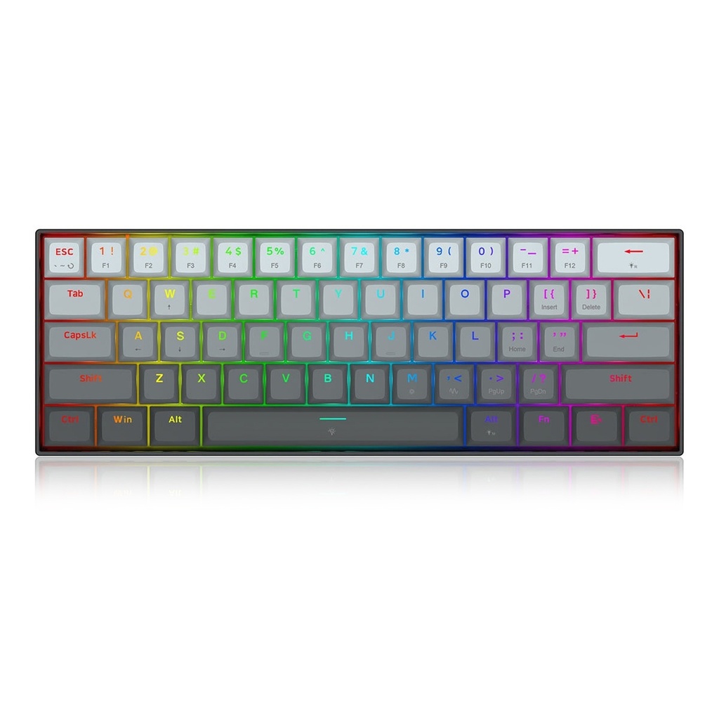 [NS027595] Redragon Fizz Wired 60% 8K Rapid Trigger Magnetic Switch Keyboard With RGB Backlight - Black