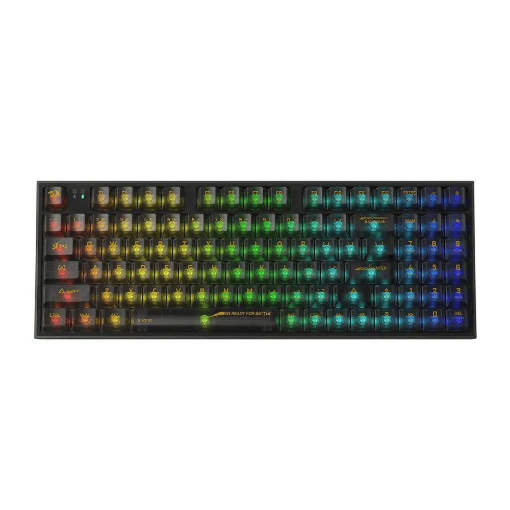 [NS031538] Redragon K658 IRELIA PRO SE 90% 3-Mode Wireless RGB Full Transparent Mechanical Gaming Keyboard - Black