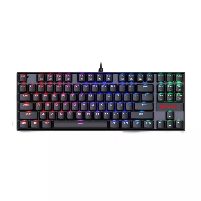 [NS000283] Redragon Kumara RGB Mechanical Gaming KeyBoard Blue Switch - Black