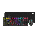 Twisted Mind Pro Gaming All-In-One Bundle Wired Keyboard Headset Mouse & Mousepad