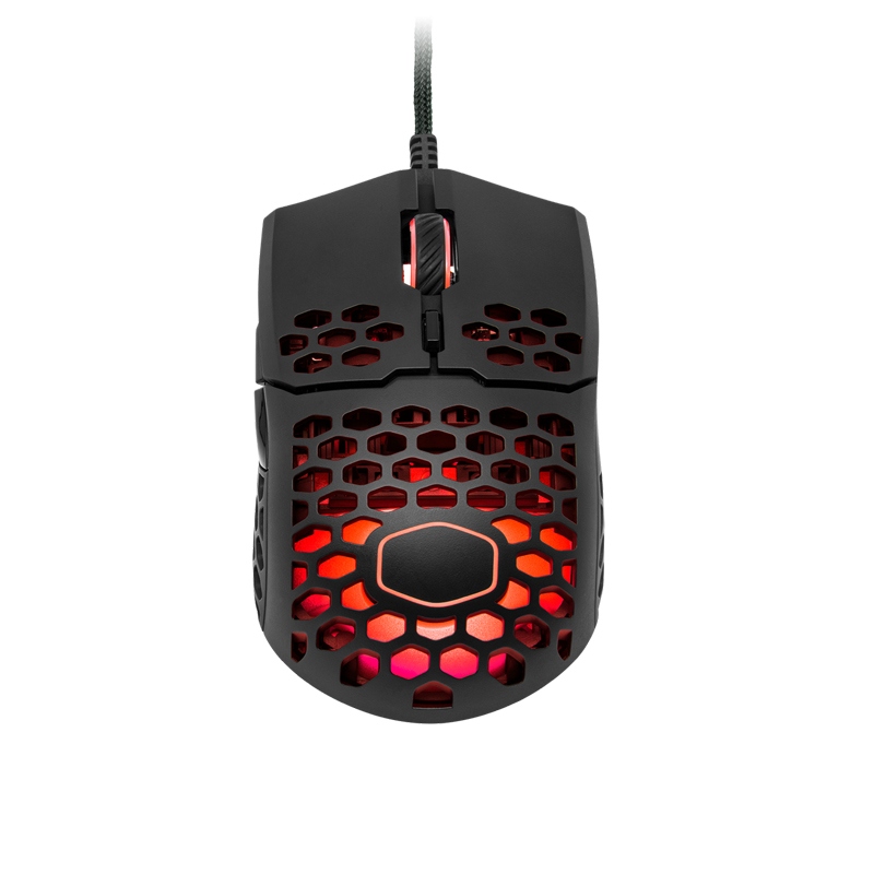 CoolerMaster MM711 Wired Gaming Mouse (60g) - Matte Black