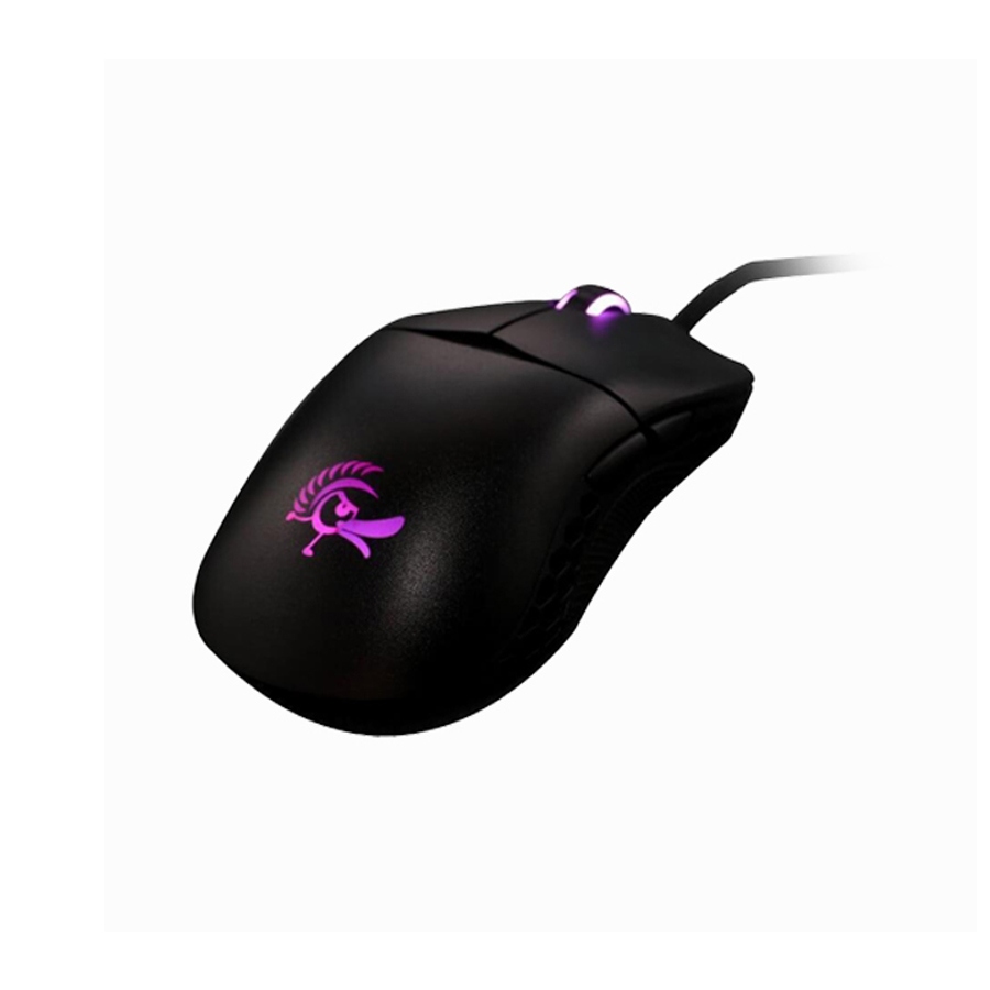 Ducky Feather Huano Blue Edition RGB Wired Gaming Mouse - Black