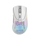 Glorious Model D 2 2.4 Hz Wireless/Bluetooth UltraLight Ergonomic RGB Gaming Mouse (66g) - White
