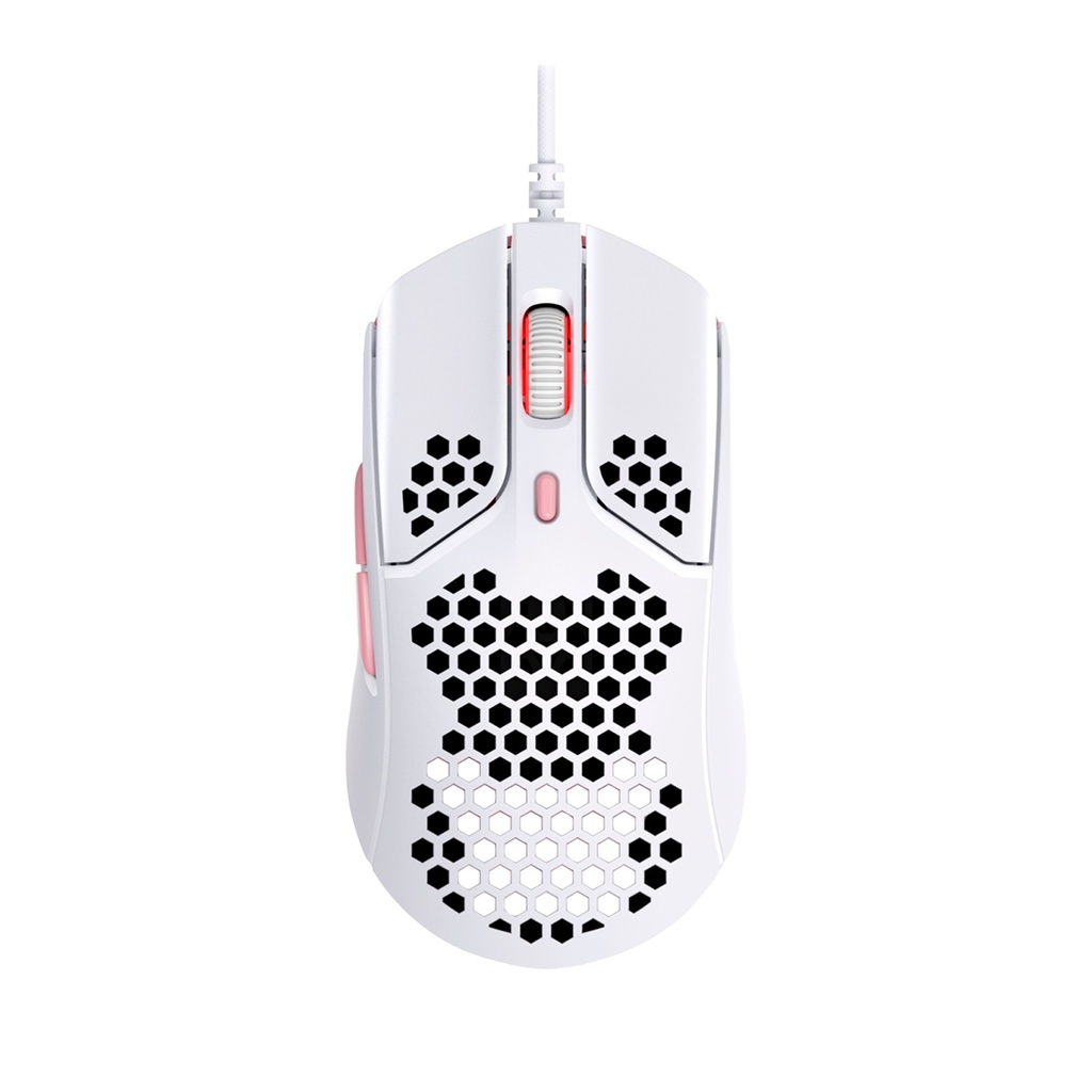 [NS013343] HyperX Pulsefire Haste Ultra-Light Weight Pixart 3335 Sensor DPI 16,000 For PC, PS5, PS4, Xbox Series X|S, Xbox One- White