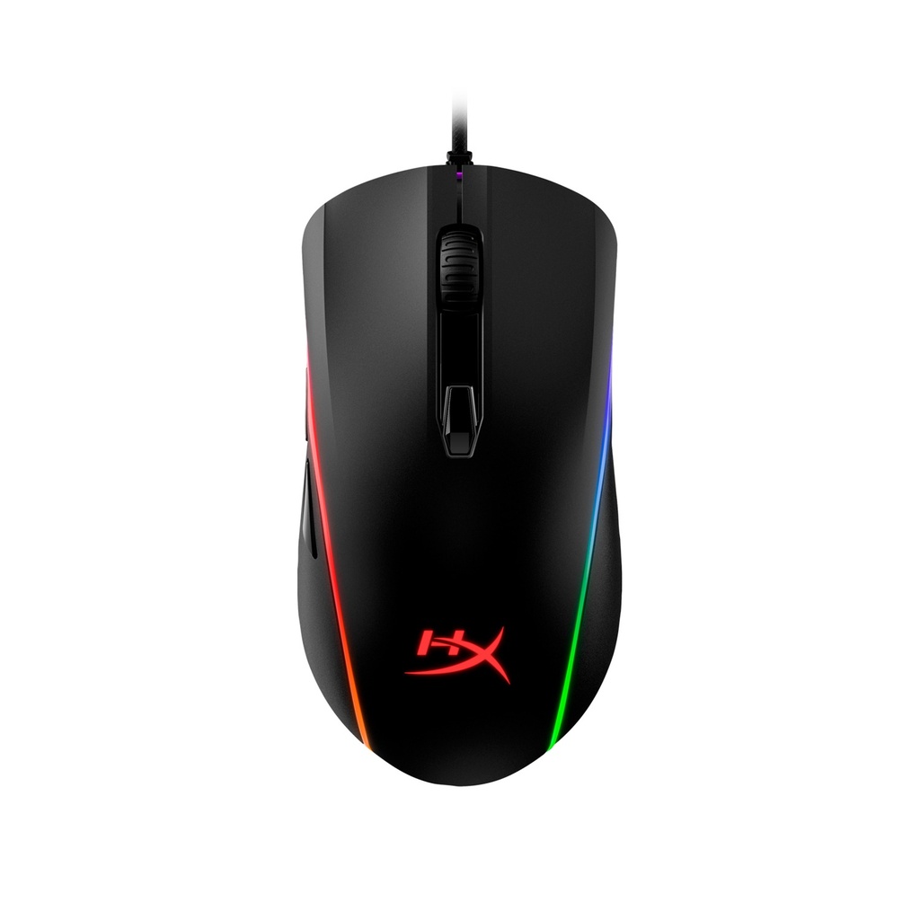 HyperX Pulsefire Surge Dynamic RGB Wired Gaming Mouse Pixart 3389 Sensor DPI 16,000 With Six Programmable Buttons - Black