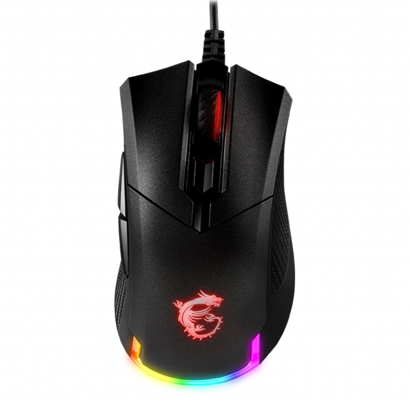 [NS000164] MSI Clutch GM50 Upto 7,200 DPI RGB Wired Gaming Mouse