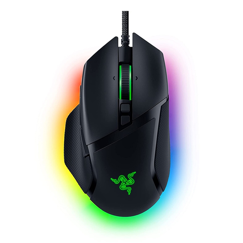 [NS003690] Razer Basilisk V3 Customizable Ergonomic Gaming Mouse: Fastest Gaming Mouse Switch, Chroma RGB Lighting, 26K DPI Optical Sensor, 11 Programmable Buttons, HyperScroll Tilt Wheel - Black