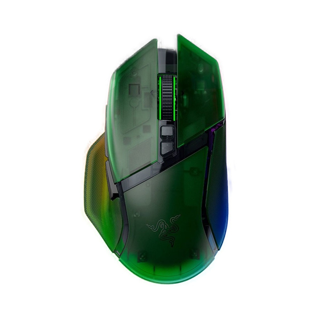 [NS030061] Razer Basilisk V3 Pro 35K Fully Customizable Wireless Ergonomic Gaming Mouse With Razer Chroma RGB -Green)