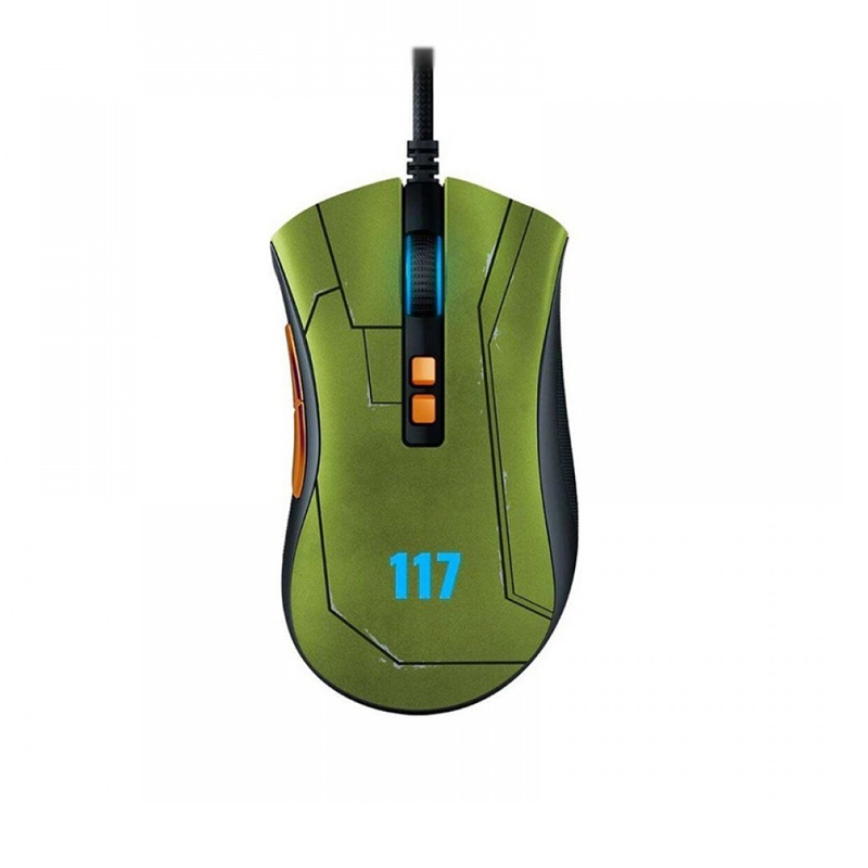 [NS004526] Razer DeathAdder V2 Gaming Mouse: 20K DPI Optical Sensor, Chroma RGB Lighting, 8 Programmable Buttons, Ergonomic Shape - Halo Infinite Edition