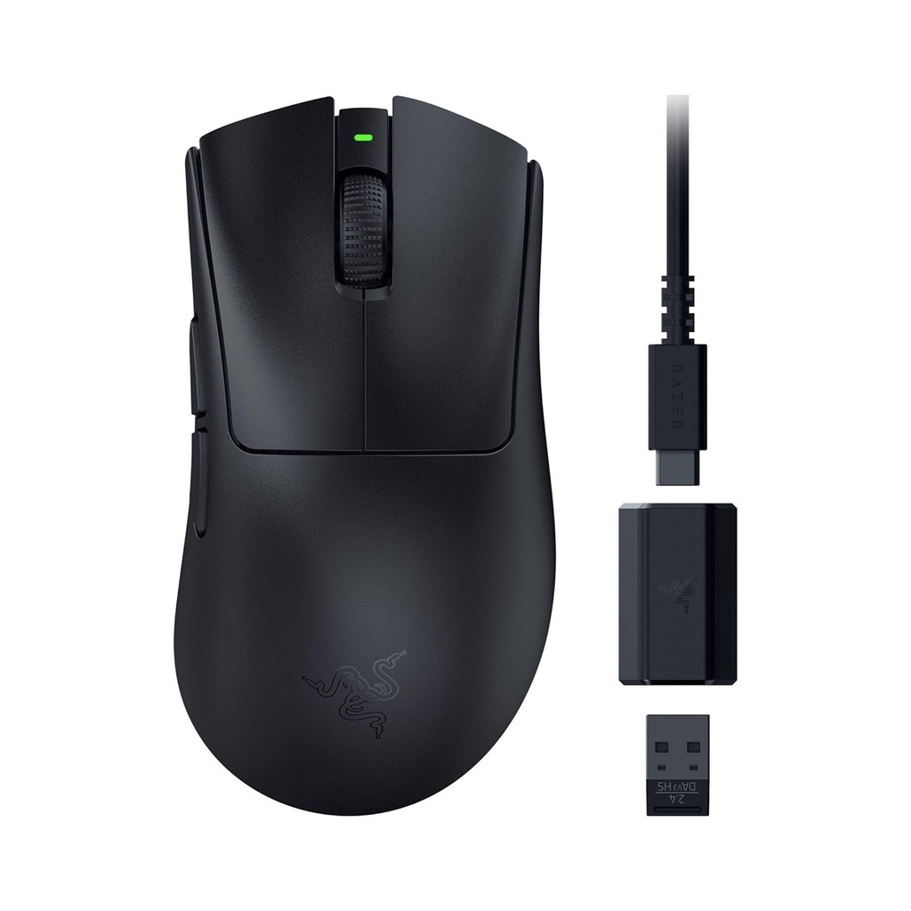 [NS030069] Razer DeathAdder V3 HyperSpeed Ultra-lightweight Wireless Ergonomic Esports Gaming Mouse - Black