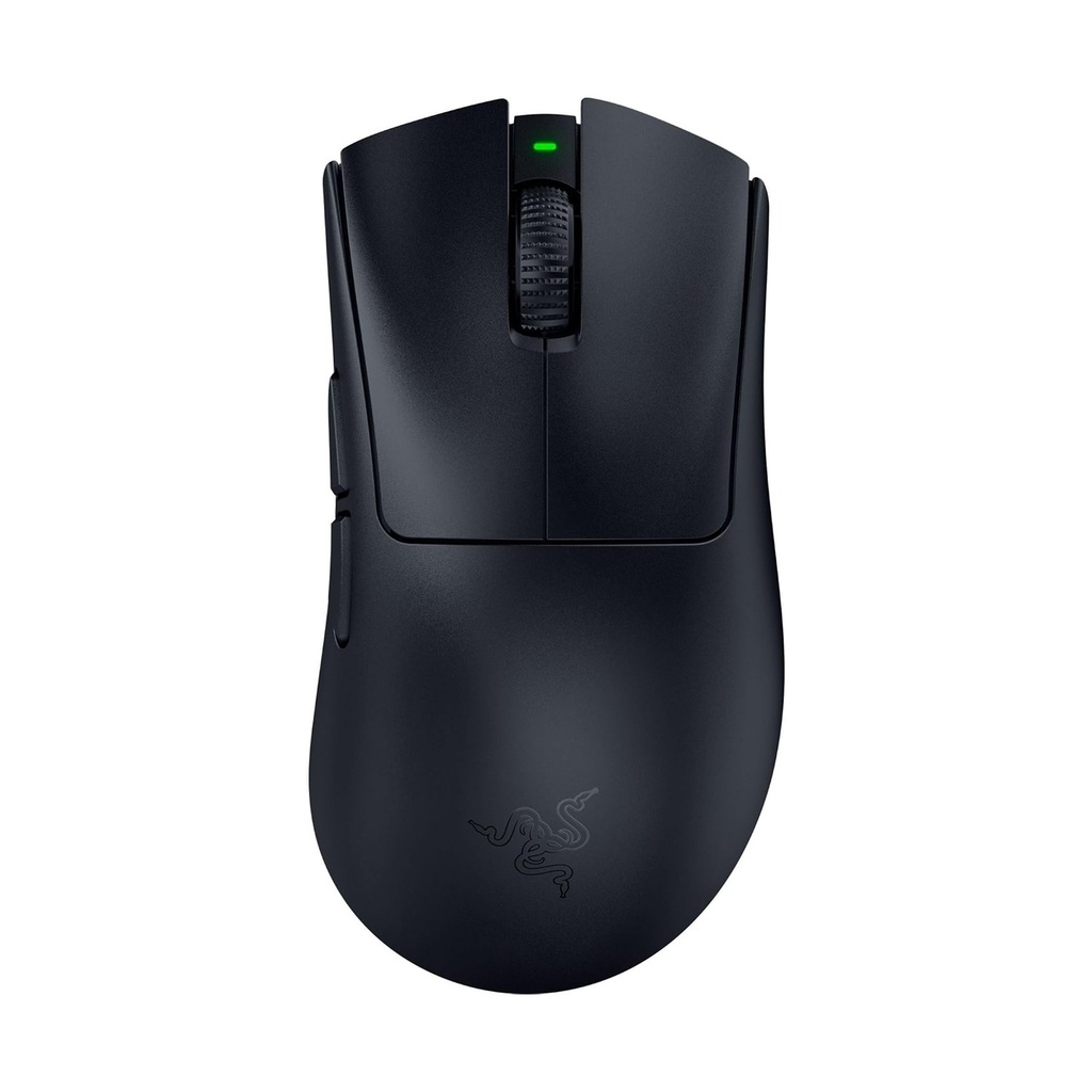Razer DeathAdder V4 Pro Wireless Gaming Mouse, 56g Lightweight, HyperSpeed Wireless Gen-2, Optical Scroll Wheel, Optical Switches Gen-4, Focus Pro 45K Sensor Gen-2, Up to 150 Hr Battery - Black | RZ01-05330100-R3U1