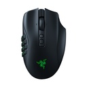 Razer Naga V2 Pro Wireless MMO Gaming Mouse, 19+1 Programmable Buttons w/Swappable Side Plates, HyperScroll Pro Wheel, Focus Pro 30K Optical Sensor, Optical Mouse Switches Gen-3-300 Hr Battery, Black - RZ01-04400100-R3U1