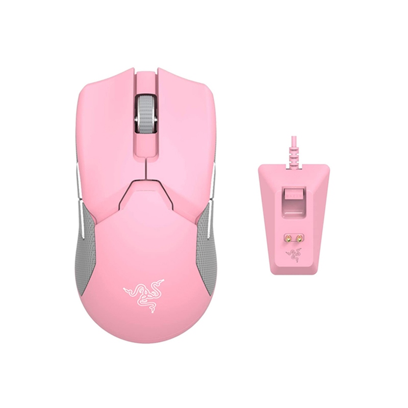 [NS003677] Razer Viper Ultimate Wireless/Wired 20,000 DPI Chroma RGB Gaming Mouse with Charging Dock - Quartz