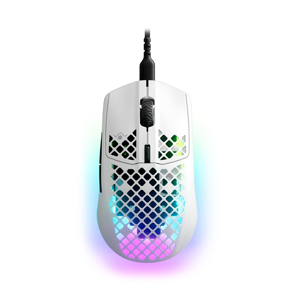 SteelSeries Aerox 3 Ultra Lightweight Wired Gaming Mouse - White