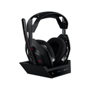 Astro A50 LightSpeed Gen 5 Wireless/Bluetooth/Wired+Base Station Dolby Atmos + Windows Sonic™ Spatial Audio Compatible, Pro-Grade Broadcast Quality. For PC,Xbox,PS5,Nintedo & Mobile Devices- Black