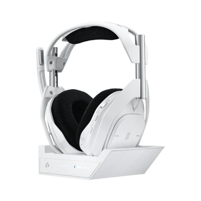 Astro A50 X Light Speed Wireless/BlueTooth Gaming Headset With Base Station PlaySync Pro-G Graphene For PC,PS5 & Xbox - White