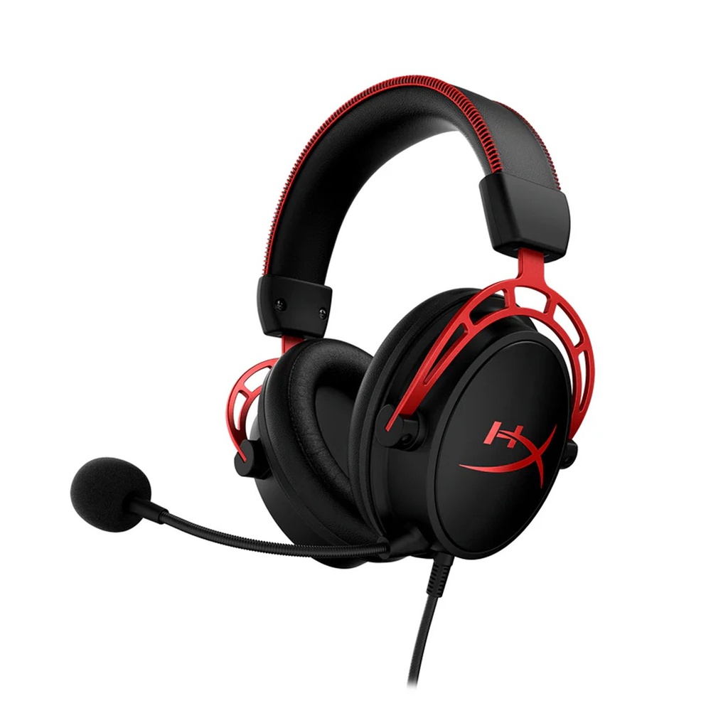 HyperX Cloud Alpha Pro Wired Gaming Headset Dual Chamber Advantage, Memory Form, Noise-Cancelling Mic, For PC, PS5, Xbox Series X|S & Switch