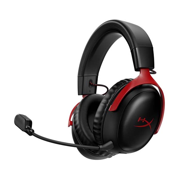 [NS013423] HyperX Cloud III Wireless Gaming Headset for PC, PS5, PS4, Nintendo Switch (Black/Red)