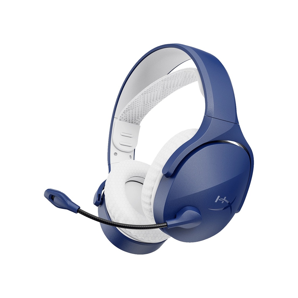 [NS030186] HyperX Cloud Jet Dual Wireless/Bluetooth, Swivel-To-Mute Boom Mic, Upto 25 Hour Of playtime For PC, Mac, PS5,PS4 & Mobile - Blue