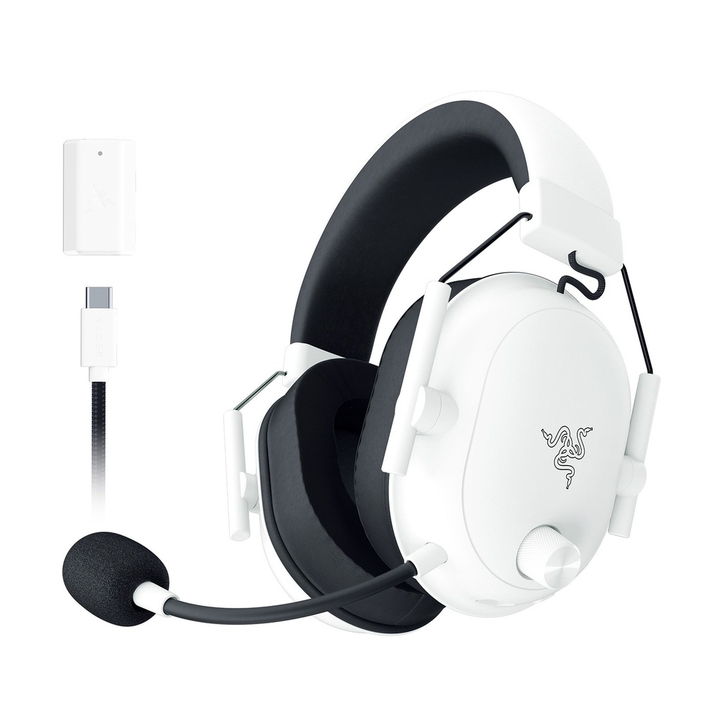[NS016422] Razer BlackShark V2 HyperSpeed Wireless/Bluetooth/Wired Gaming Headset,THX Spatial Audio,Hyperclear Passive Noise Cancellation Mic,Upto 70 Hrs Battery,For PC, Mac, PS5/PS4 & Mobile Devices