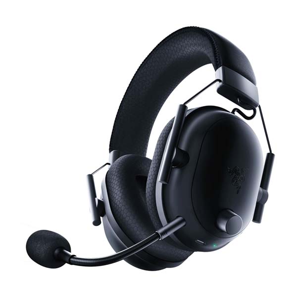 [NS014416] Razer BlackShark V2 Pro Wireless Gaming Headset 2023 Edition: Detachable Mic, Pro-Tuned FPS Profiles, 50mm Drivers, Noise-Isolating Earcups, Ultra-Soft Memory Foam, 70 Hr Battery Life - Black