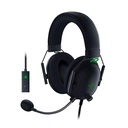 Razer BlackShark V2 Wired (3.5mm & USB DAC) Gaming Headset,THX Spatial 7.1 Surround Sound, Detachable Advanced Passive Noise Cancellation Mic - For PC,PS4/PS5,Switch & Xbox